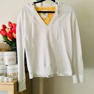 Merona Tops - ๐๐ MERONA White light sweater with hoodie ๐๐ Merona Tops - ๐๐ MERONA White light sweater with hoodie ๐๐